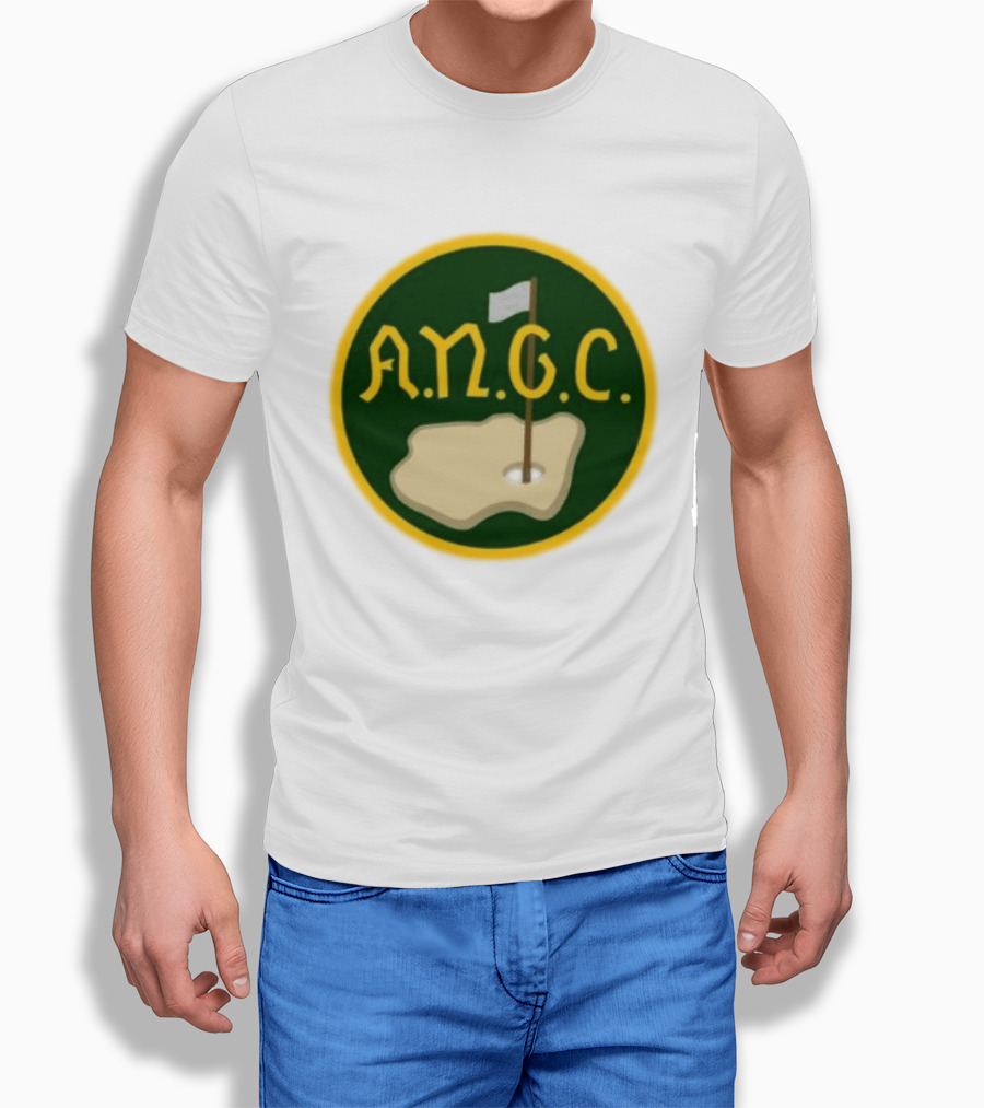 Cameron Young ANGC Golf Emblem Circular Crest T-Shirt