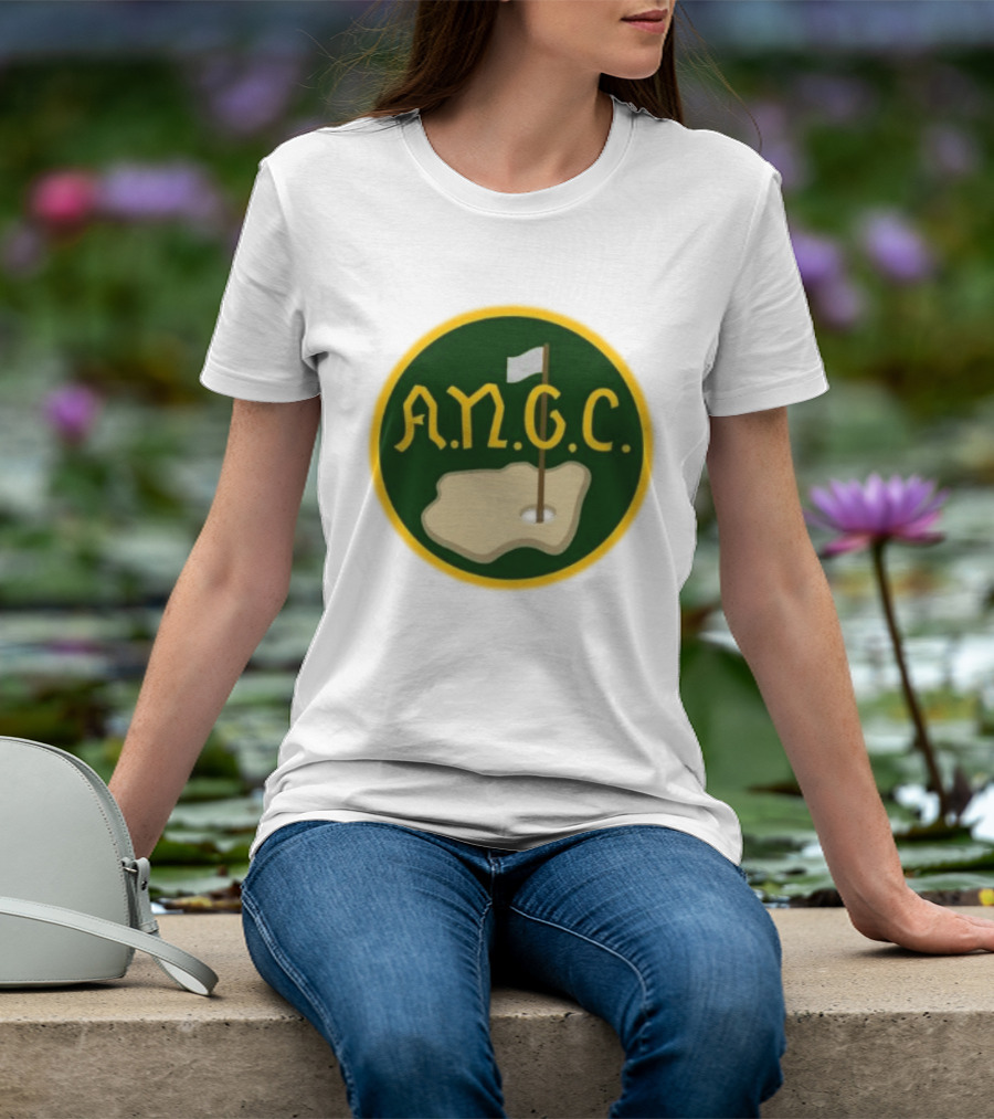 Cameron Young ANGC Golf Emblem Circular Crest T-Shirt