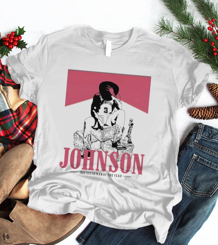Keldon Johnson San Antonio Spurs 2026 Sixth Man Of The Year Johnson T-Shirt