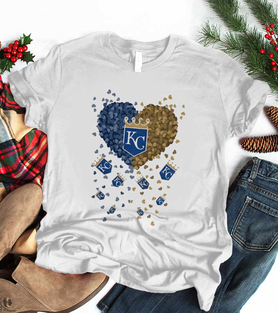 Kansas City Royals Heart KC Emblem MLB 2026 T-Shirt