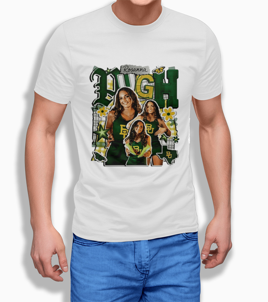 Rosanna Pugh Baylor Track And Field Team Collage T-Shirt