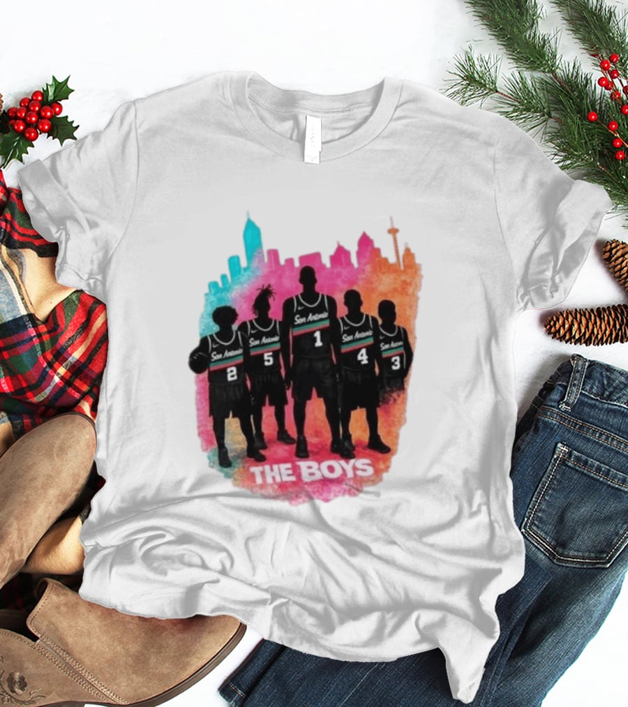 San Antonio Splash Hoops Skyline The Boys T-Shirt