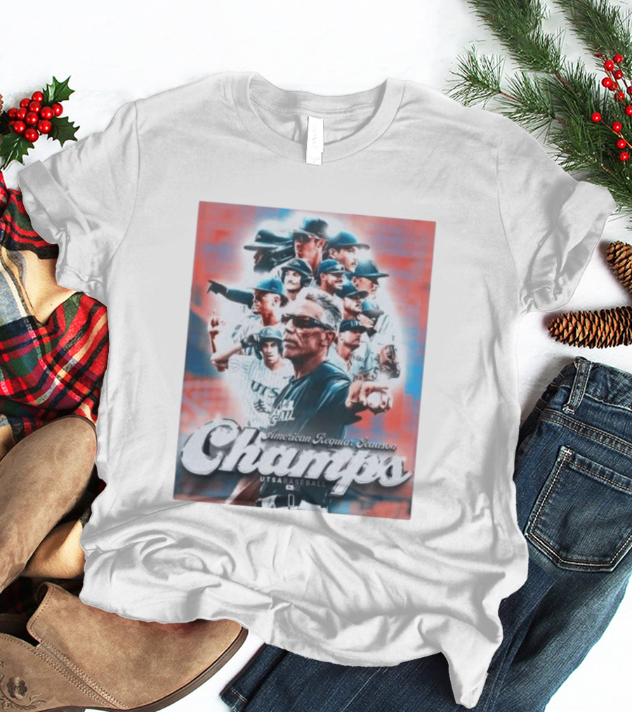 UTSA Baseball 2026 American Regular Season Champs Celebration T-Shirt