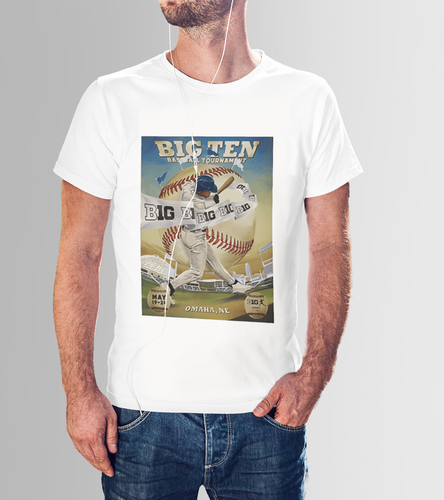 Big Ten Baseball Tournament 2026 Omaha May 19 24 T-Shirt