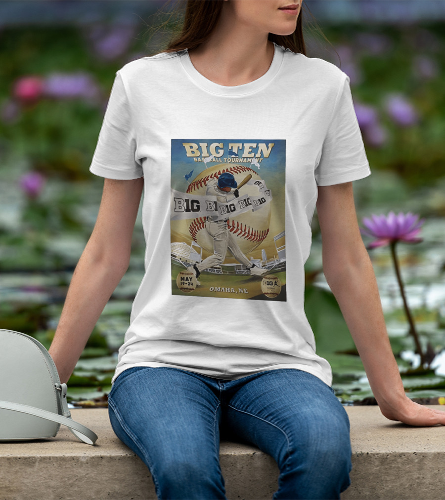 Big Ten Baseball Tournament 2026 Omaha May 19 24 T-Shirt