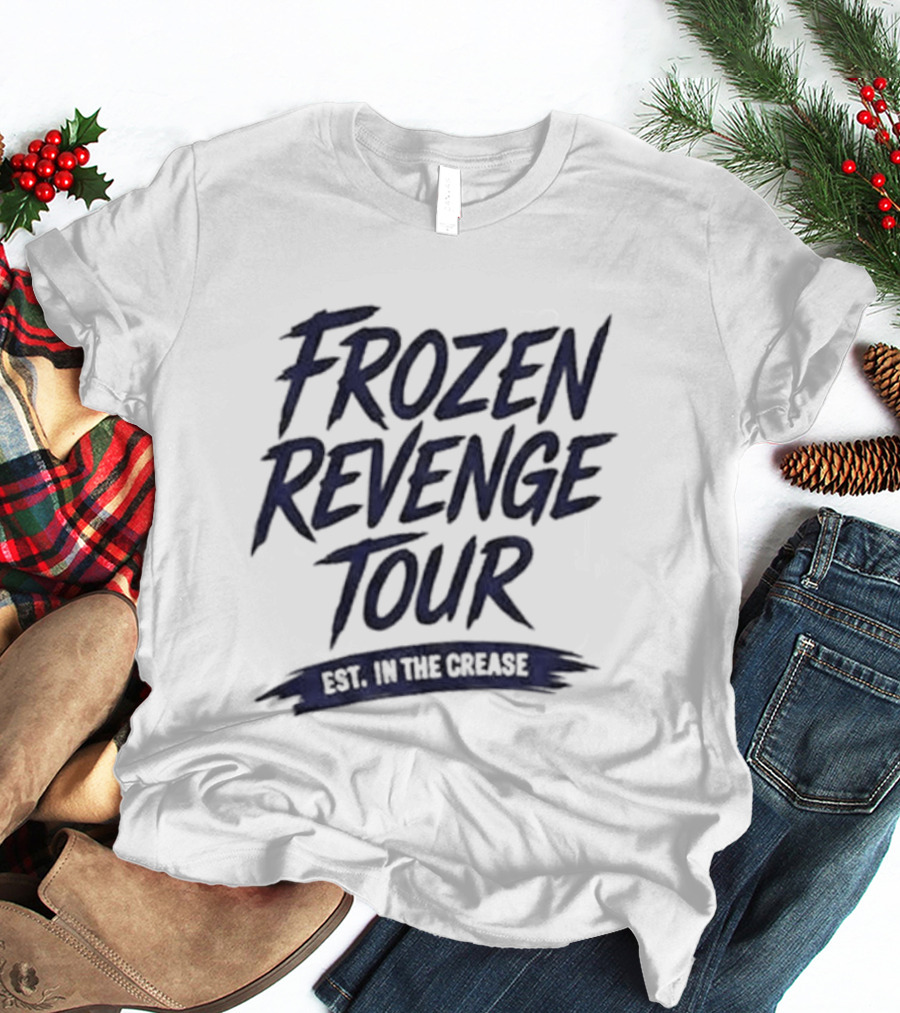 Frozen Revenge Tour Buffalo Sabres Est. In The Crease T-Shirt