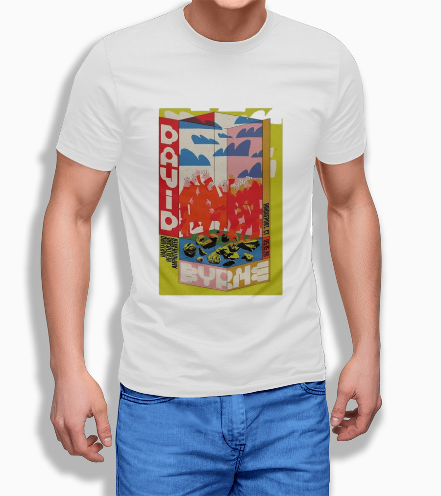 David Byrne Hartford Healthcare Amphitheater Bridgeport CT May 15 2026 Tour T-Shirt