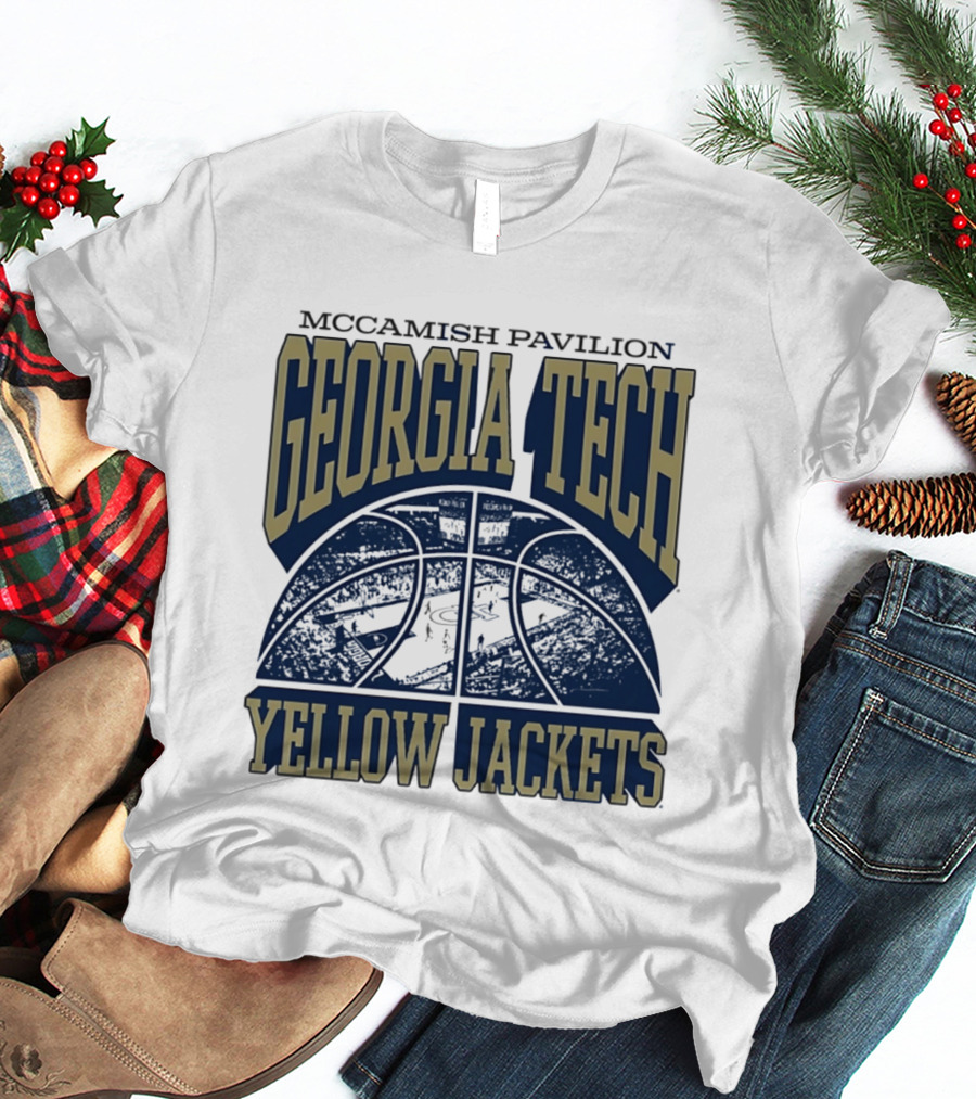 Georgia Tech Yellow Jackets Basketball McCamish Pavilion Georgia Tech Yellow Jackets T-Shirt
