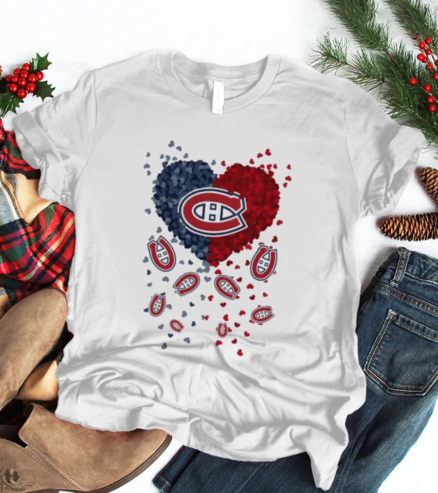 Montreal Canadiens Heart NHL 2026 Team Pride T-Shirt
