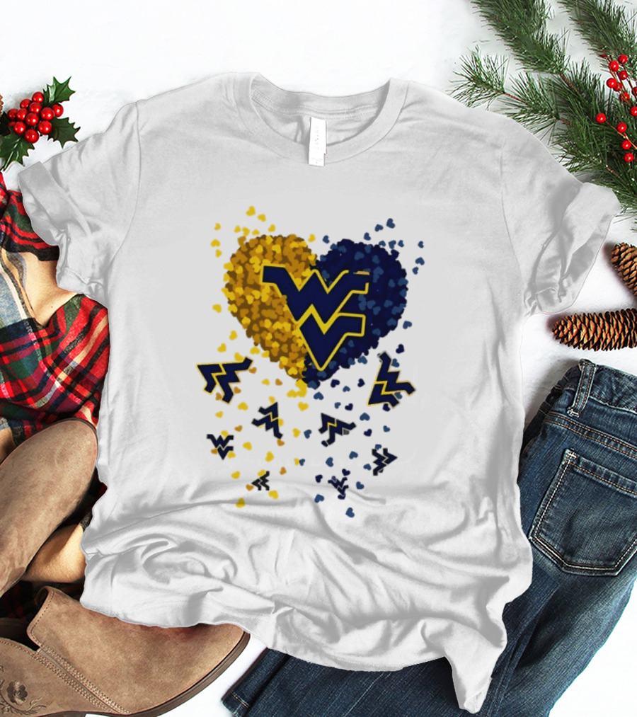Heart Of West Virginia Mountaineers WV Football 2026 T-Shirt