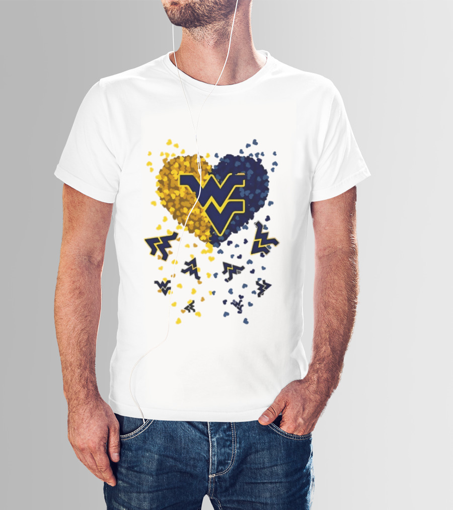 Heart Of West Virginia Mountaineers WV Football 2026 T-Shirt