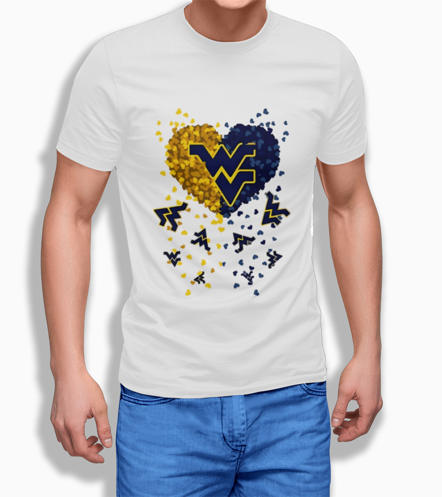 Heart Of West Virginia Mountaineers WV Football 2026 T-Shirt