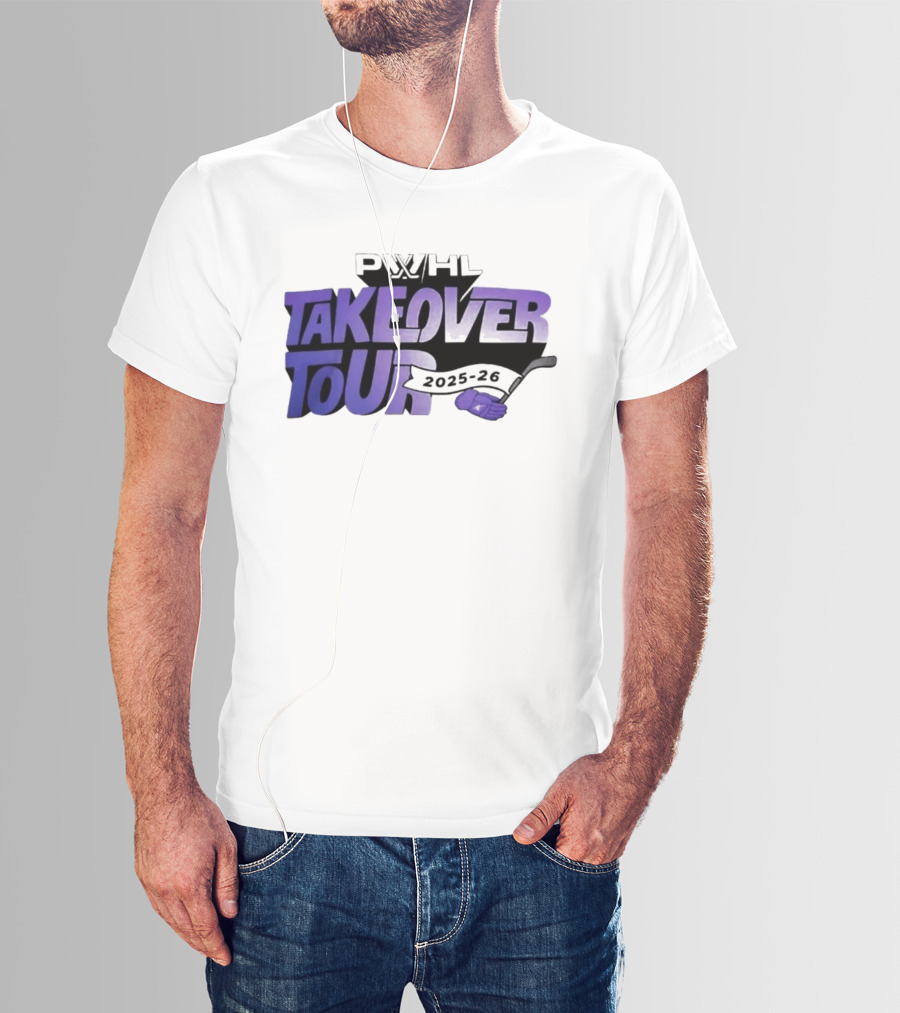 PWHL Takeover Tour 2025 26 Hockey Sideline Royalty T-Shirt