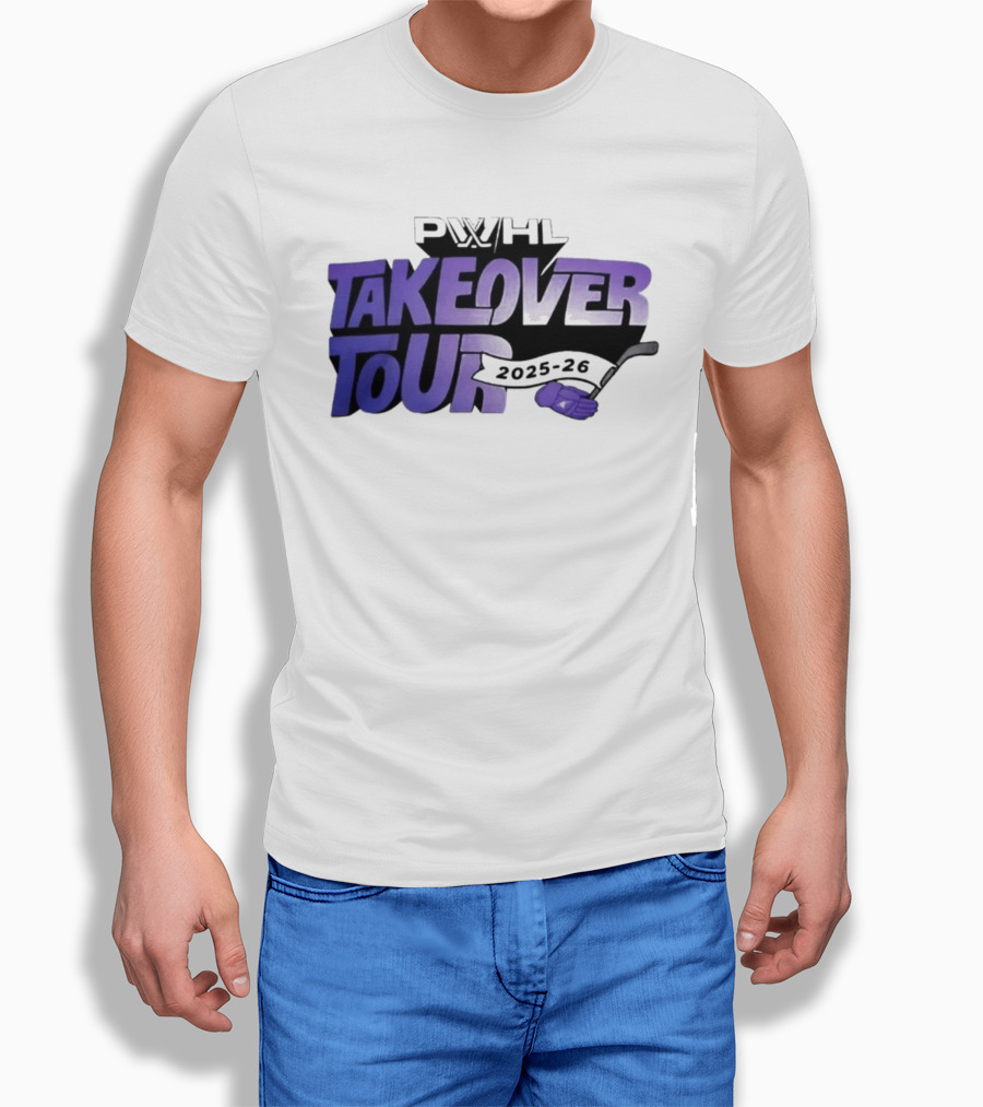 PWHL Takeover Tour 2025 26 Hockey Sideline Royalty T-Shirt