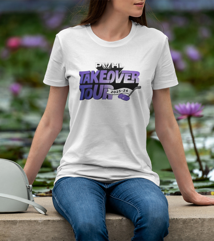 PWHL Takeover Tour 2025 26 Hockey Sideline Royalty T-Shirt