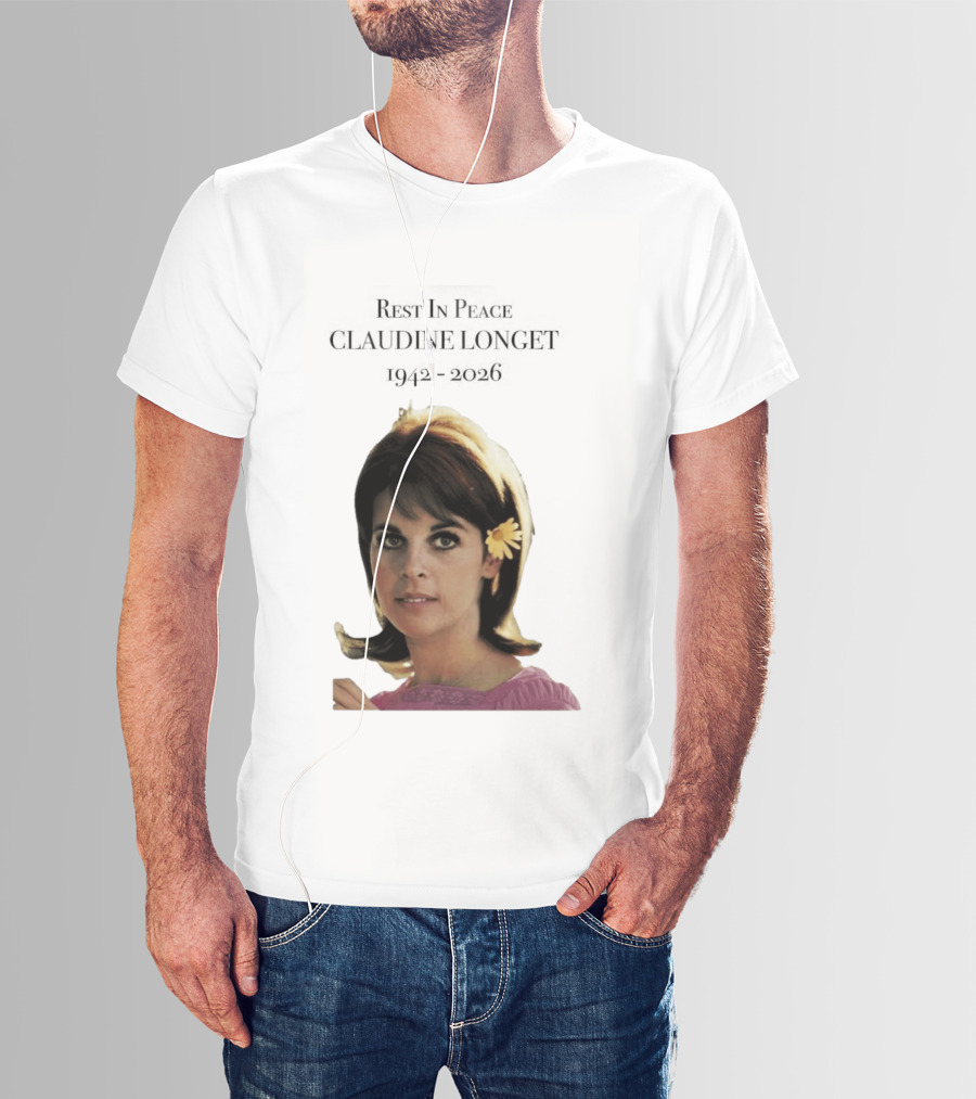 Rest In Peace Claudine Longet 1942 2026 Floral T-Shirt