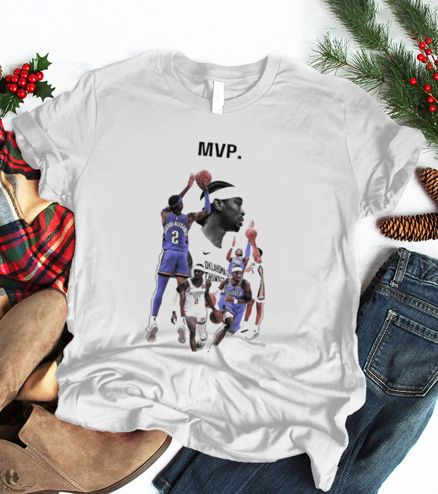 SGA Shai Gilgeous Alexander OKC Thunder MVP T-Shirt