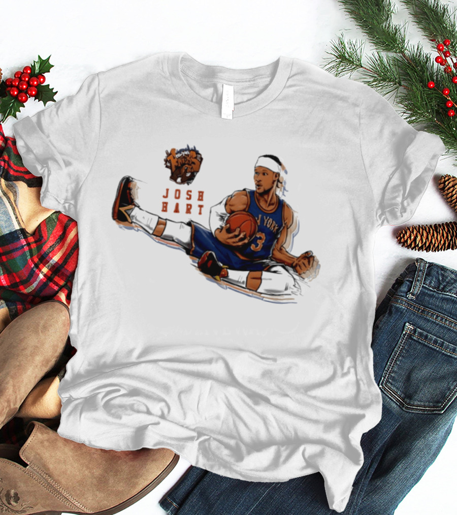 Josh Hart New York Knicks Basketball Star Pose T-Shirt