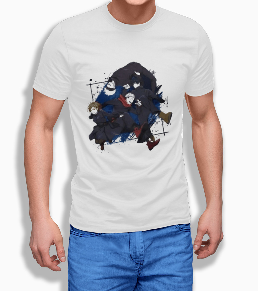 Jujutsu Kaisen Characters Dynamic Illustration 2026 Concert T-Shirt