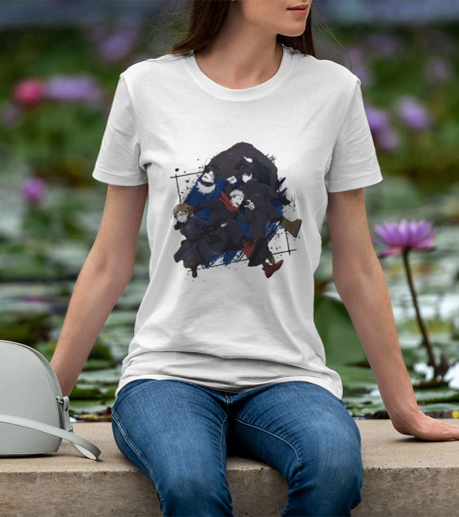 Jujutsu Kaisen Characters Dynamic Illustration 2026 Concert T-Shirt