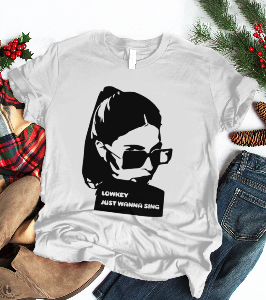 Lowkey Just Wanna Sing X Sophie Rey Sunglasses Girl T-Shirt