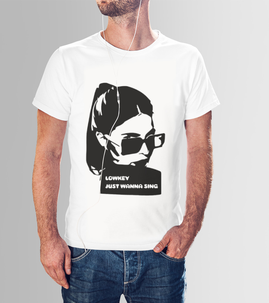 Lowkey Just Wanna Sing X Sophie Rey Sunglasses Girl T-Shirt