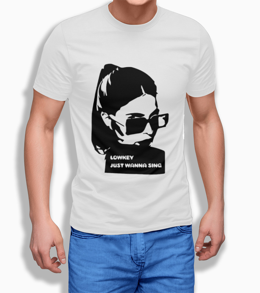 Lowkey Just Wanna Sing X Sophie Rey Sunglasses Girl T-Shirt