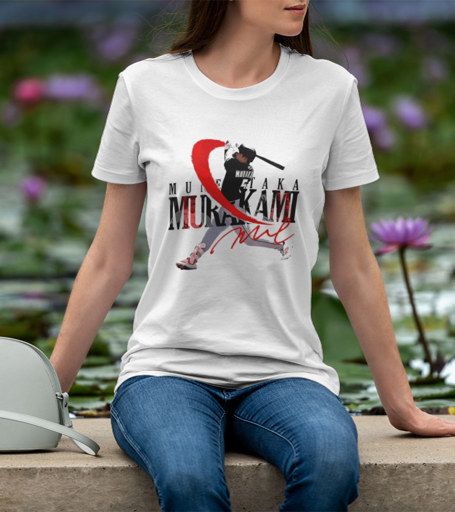 Munetaka Murakami Baseball Player Red Swing T-Shirt
