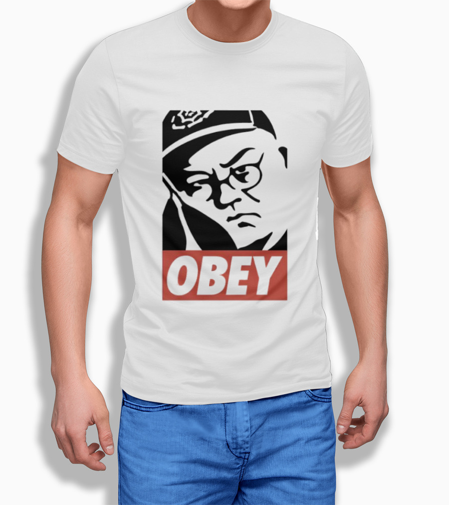 Obey Giant Face Shepard Fairey Street T-Shirt