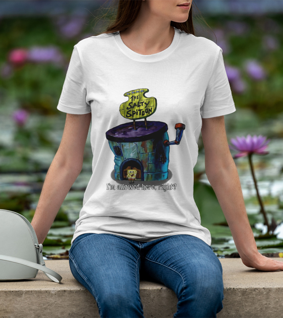 The Salty Spitoon SpongeBob SquarePants Are You Tough Enough Entrance Scene T-Shirt