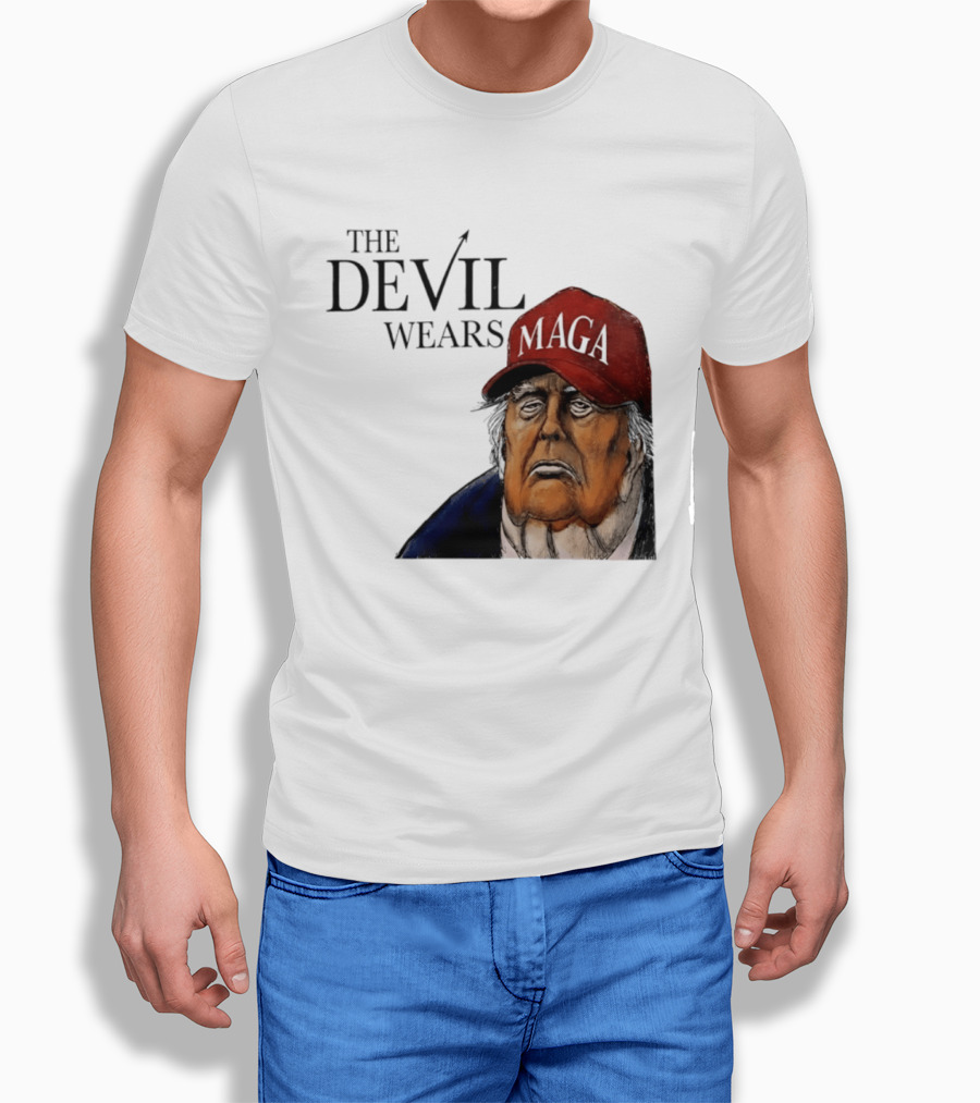 The Devil Wears MAGA Cap Trump T-Shirt