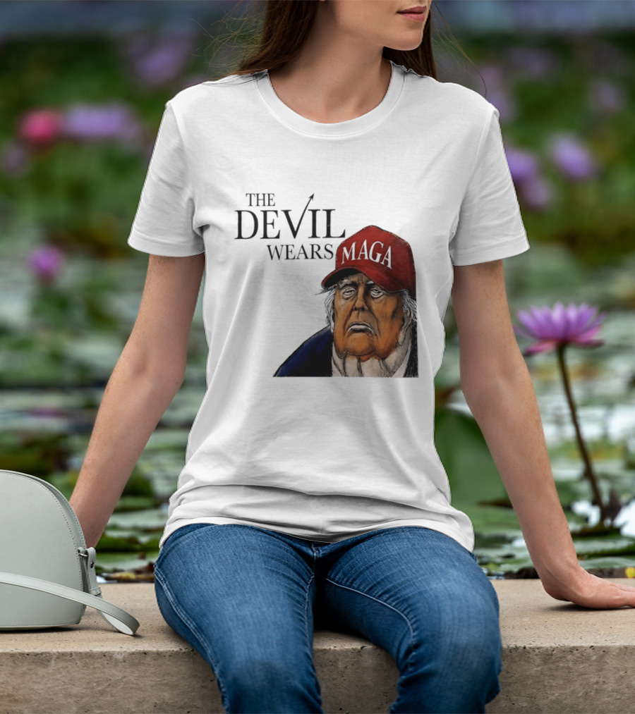 The Devil Wears MAGA Cap Trump T-Shirt
