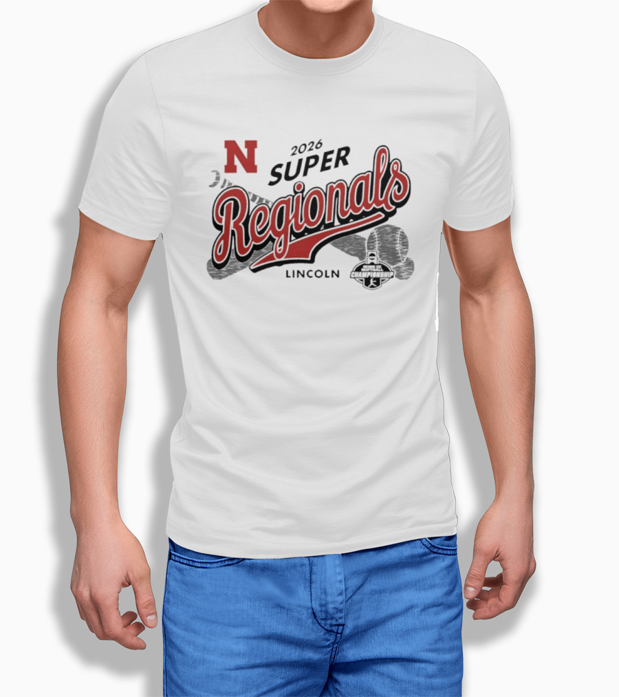 Nebraska Huskers 2026 Super Regionals Lincoln Championship T-Shirt