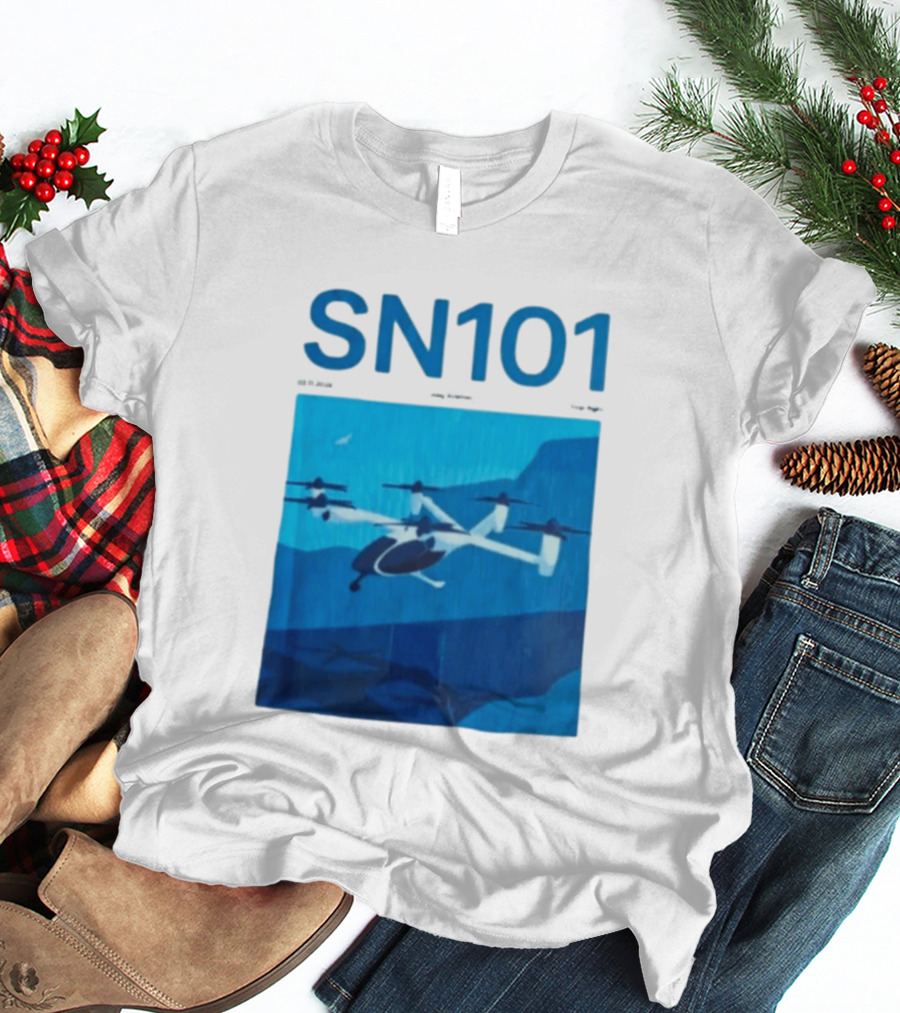 SN101 Joby Aviation First Flight Electric Air Taxi Innovation T-Shirt