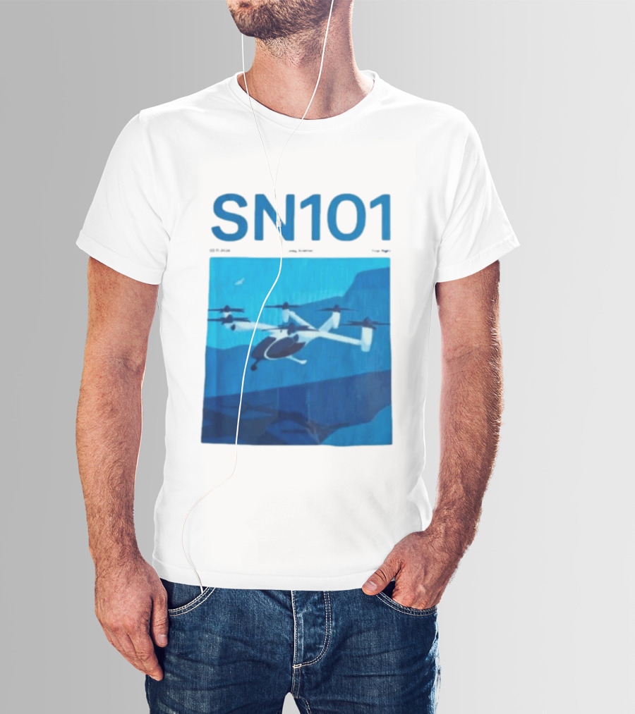 SN101 Joby Aviation First Flight Electric Air Taxi Innovation T-Shirt