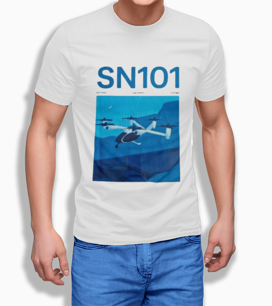 SN101 Joby Aviation First Flight Electric Air Taxi Innovation T-Shirt