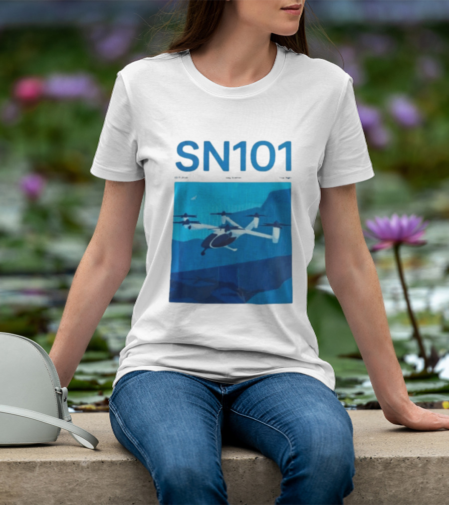 SN101 Joby Aviation First Flight Electric Air Taxi Innovation T-Shirt
