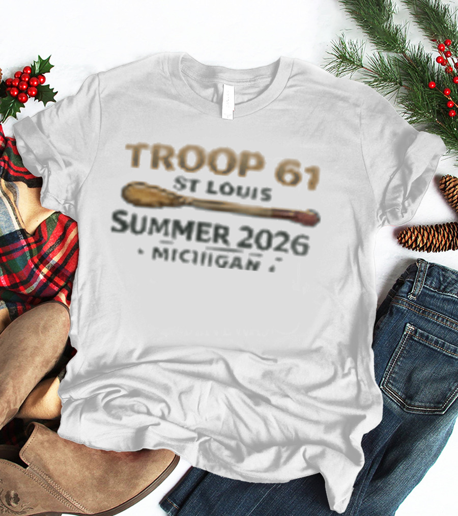 Troop 61 St Louis Summer 2026 Michigan Camp Paddle Repeat T-Shirt