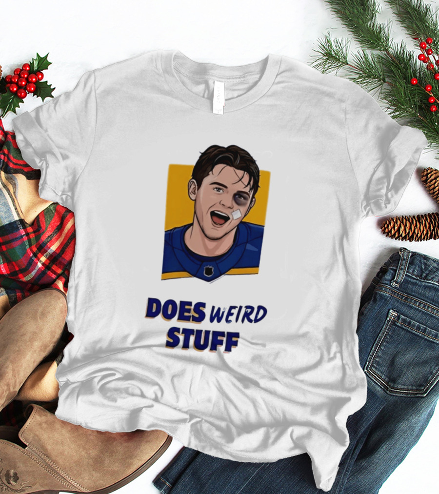 Buffalo Sabres Zach Benson Does Weird Stuff T-Shirt