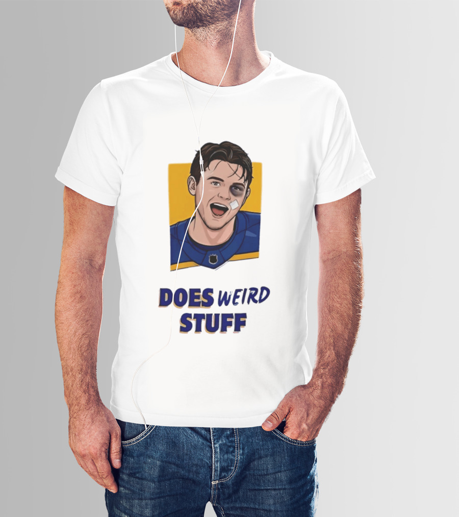 Buffalo Sabres Zach Benson Does Weird Stuff T-Shirt