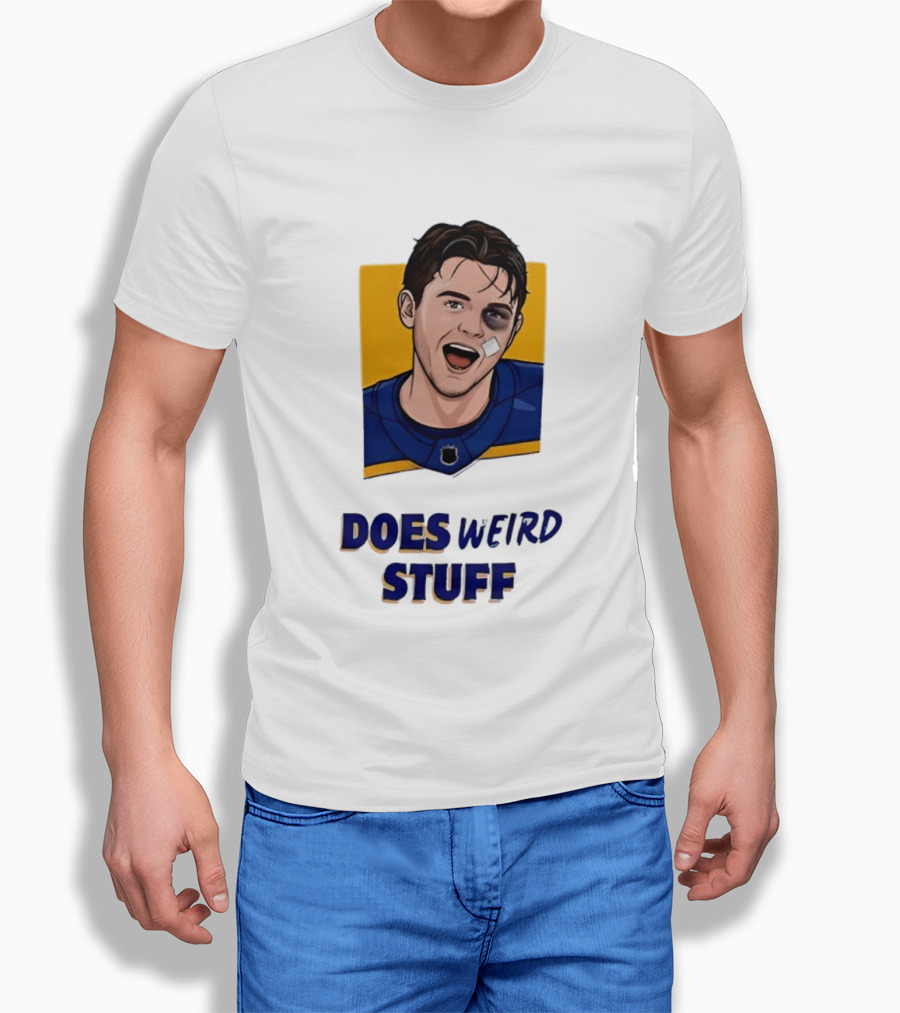 Buffalo Sabres Zach Benson Does Weird Stuff T-Shirt