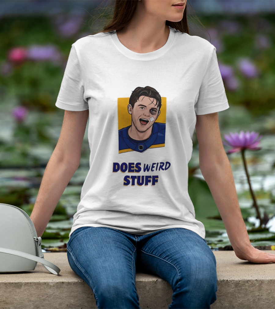 Buffalo Sabres Zach Benson Does Weird Stuff T-Shirt
