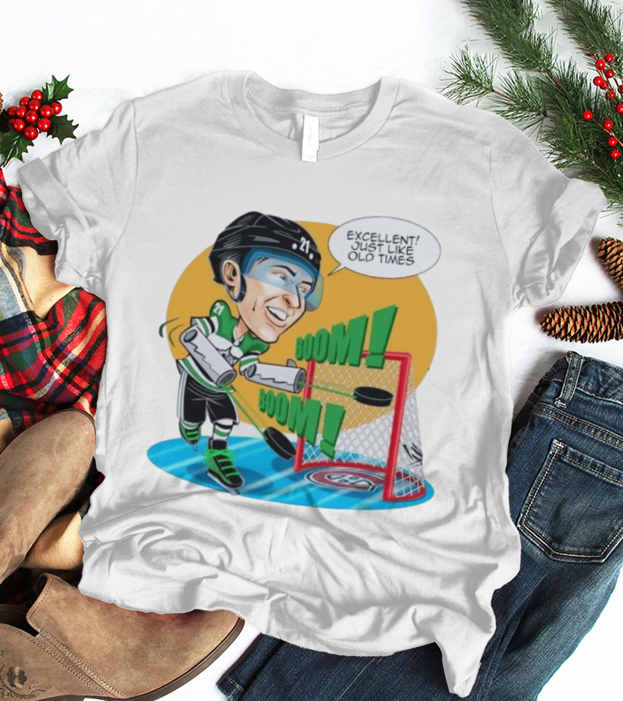 Jason Robertson Boom Excellent Just Like Old Times Hockey Goal T-Shirt