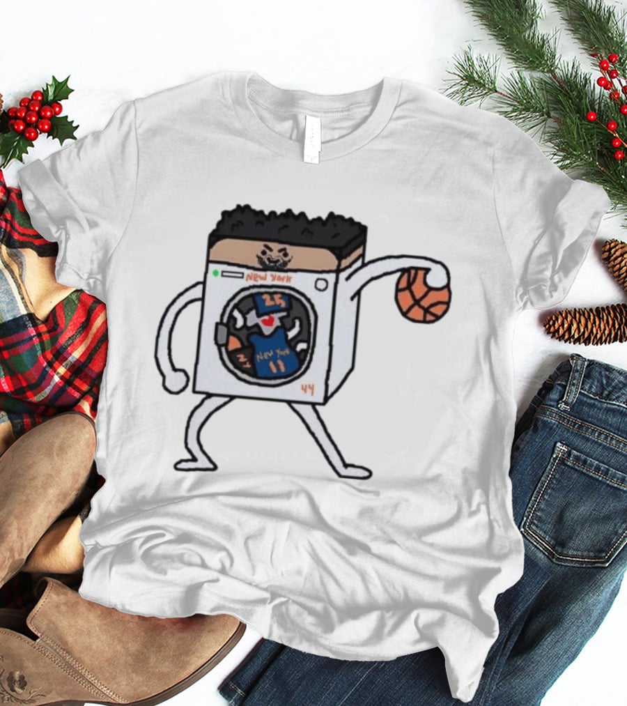 Landry Shamet New York Washing Machine Basketball Play T-Shirt