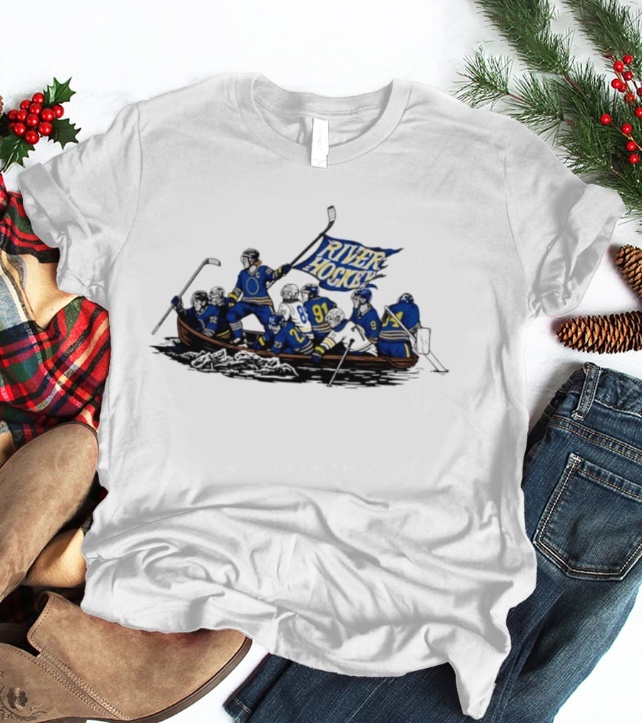 Crossing The Niagara River Hockey Buffalo Sabres USA 250th Anniversary T-Shirt