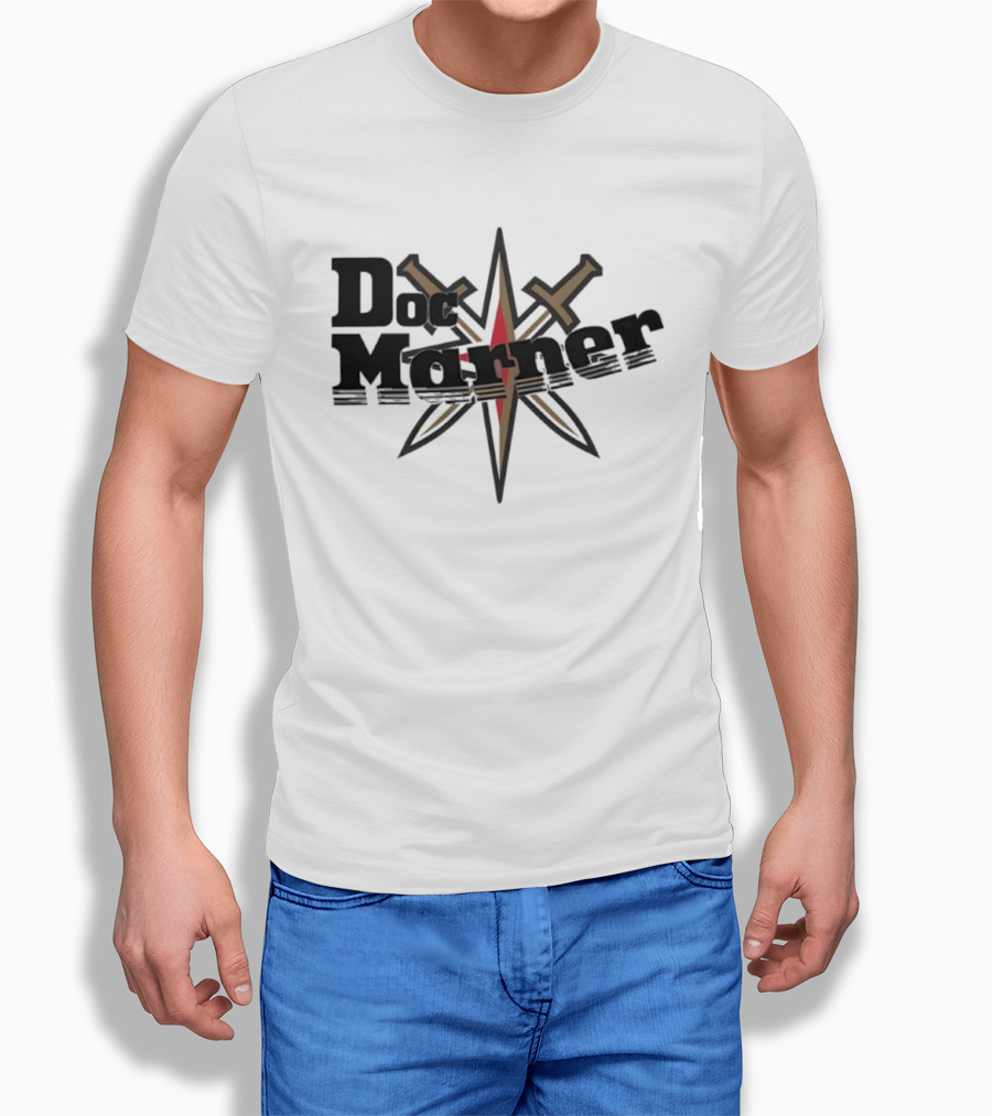 Doc Marner Vegas Golden Knights Hockey Sword T-Shirt