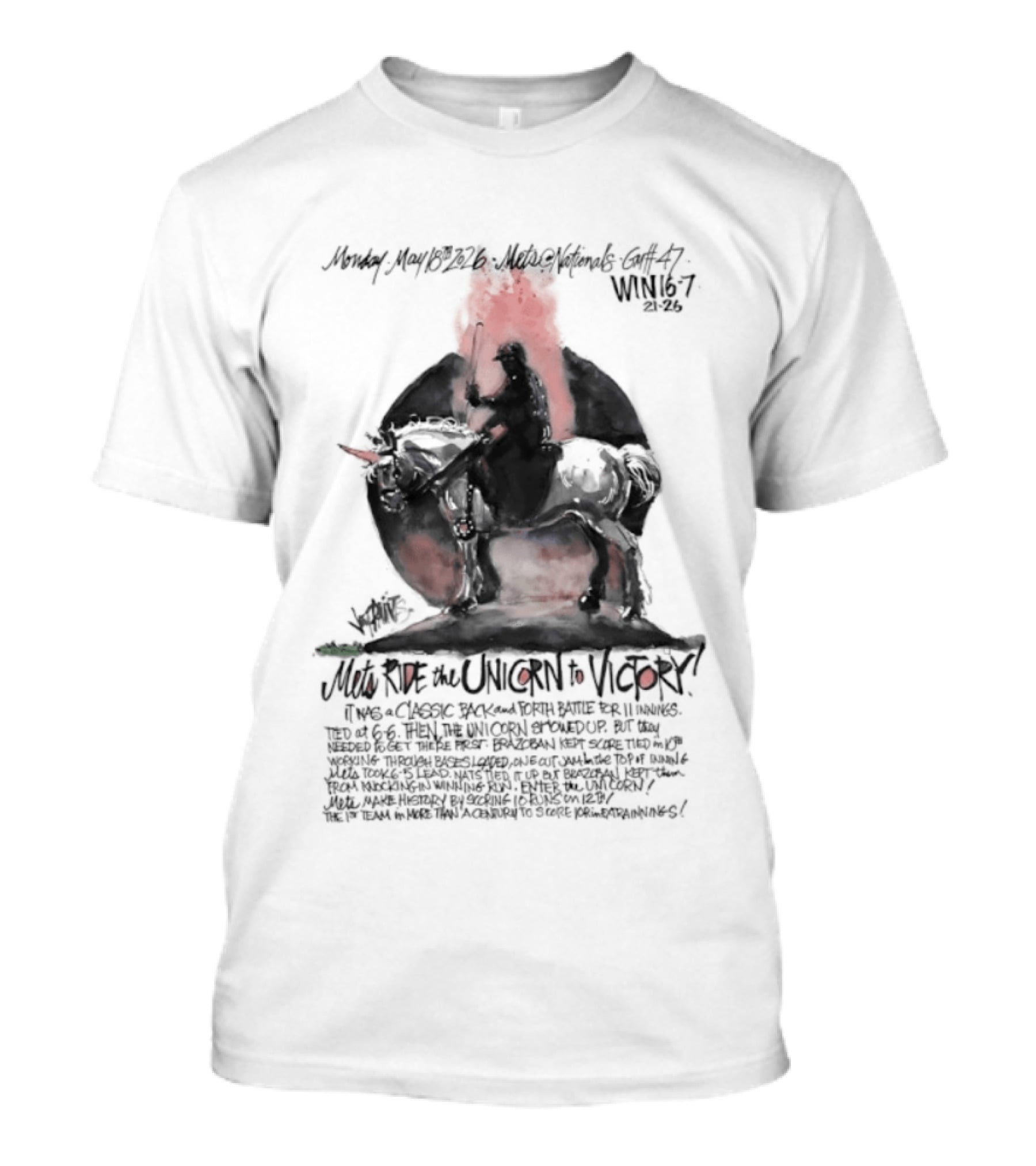 Mets Ride The Unicorn To Victory T-Shirt