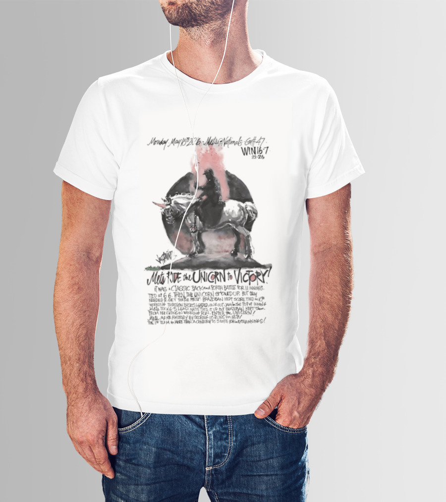 Mets Ride The Unicorn To Victory T-Shirt