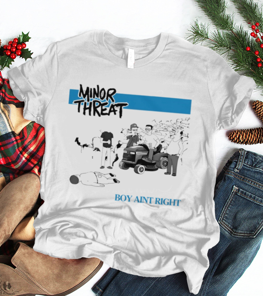 Minor Threat Boy Ain't Right Beer Mower Scene T-Shirt