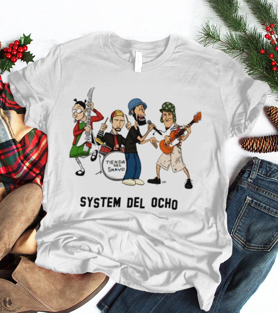 System Of A Down Tienda Shavo System Del Ocho Characters T-Shirt